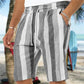 Pantaloncini Da Spiaggia Da Uomo Casuale Leggero  Coulisse Elastica In Vita Con Tasche