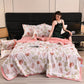 🔥Oferta limitada de verano 55 % de descuento🌸Ropa de Cama Transpirable de Flores (Juego de 4 piezas)