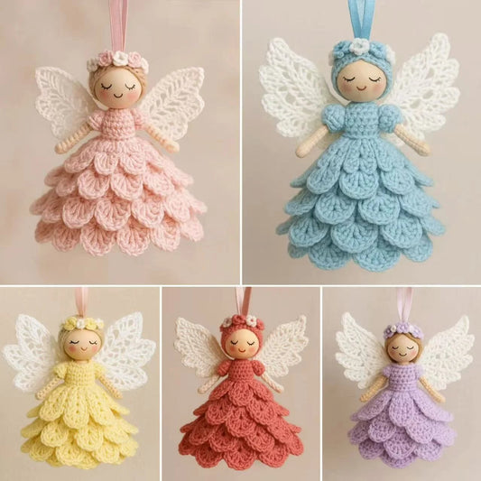 🔥Último día de venta 50% de descuento🎁Teje tu propio ángel: Kit completo de manualidade