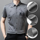🔥 Camicia da uomo button down in seta di ghiaccio
