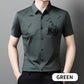 🔥 Camicia da uomo button down in seta di ghiaccio