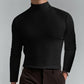 🔥¡60% de descuento! Camiseta de cuello alto Ultimate Comfort para hombre: elástica, transpirable y ajustada, ideal para el gimnasio y uso diario.