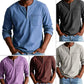 Camicia a maniche lunghe da uomo con taschino vintage e affrancat