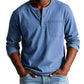 Camicia a maniche lunghe da uomo con taschino vintage e affrancat
