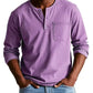 Camicia a maniche lunghe da uomo con taschino vintage e affrancat