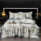 🔥Oferta limitada de verano 55 % de descuento🌸Ropa de Cama Transpirable de Flores (Juego de 4 piezas)