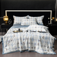 🔥Oferta limitada de verano 55 % de descuento🌸Ropa de Cama Transpirable de Flores (Juego de 4 piezas)