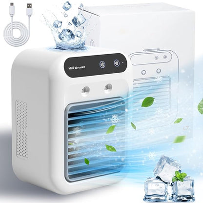 Mini Acondicionador de Aire Portátil Enfriador Humidificador