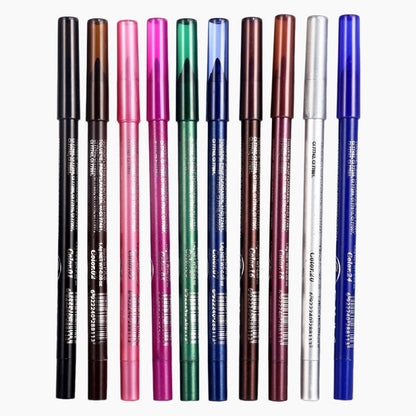 💕10 Bolígrafos de gel delineador de ojos de color
