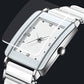 Reloj cuadrado versátil y casual de mod