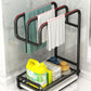Organizador de trapos de cocina y escurridor