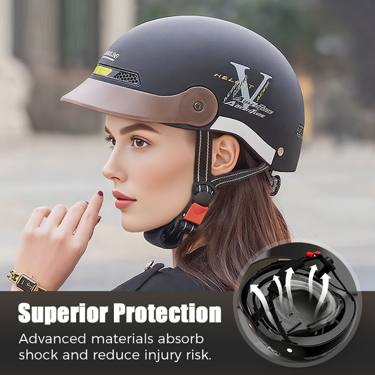 Casco de motocicleta ligero, transpirable y resistente a impacto