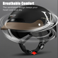 Casco de motocicleta ligero, transpirable y resistente a impacto
