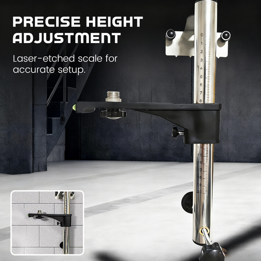 Soporte de pared para nivel láser ajustable