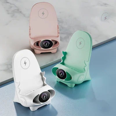 Mini sedia wireless veloce Caricabatterie multifunzionale supporto per telefono