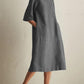 Abito in lino e cotone in stile giapponese