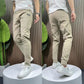Pantaloni cargo altamente elasticizzati con diverse tasche per uomo
