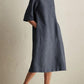 Abito in lino e cotone in stile giapponese