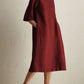 Abito in lino e cotone in stile giapponese