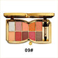 Palette di 10 colori di ombretti glitterati